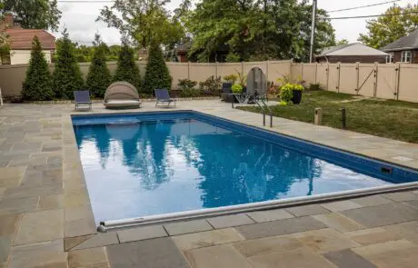 photo of pittsburgh pool deck paver installation